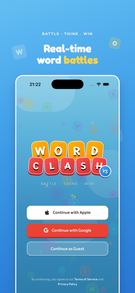 Real-time word battles